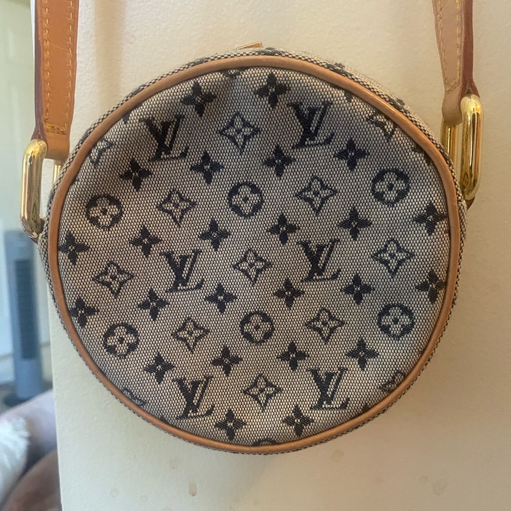 Louis Vuitton Monogram Round Denim Crossbody